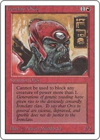 Ironclaw Orcs Unlimited Singles Ironclaw Orcs Unlimited Singles
