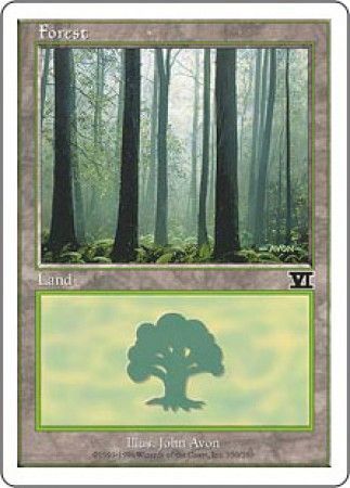 Forest 350 MTG 6th Edition Classic Magic Cards Singles Forest 350 MTG 6th Edition Classic Magic Cards Singles