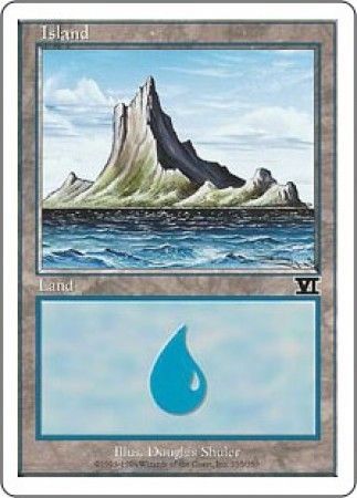 Island 335 MTG 6th Edition Classic Magic Cards Singles Island 335 MTG 6th Edition Classic Magic Cards Singles
