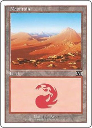 Mountain 345 MTG 6th Edition Classic Magic Cards Singles Mountain 345 MTG 6th Edition Classic Magic Cards Singles