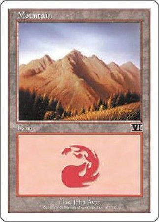Mountain 344 MTG 6th Edition Classic Magic Cards Singles Mountain 344 MTG 6th Edition Classic Magic Cards Singles