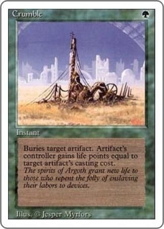 Crumble Revised 3rd Edition Magic Cards Singles Crumble Revised 3rd Edition Magic Cards Singles