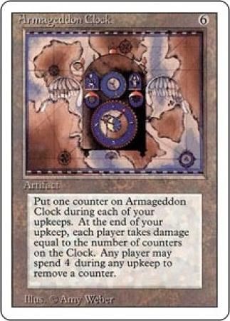 Armageddon Clock Revised 3rd Edition Magic Cards Singles Armageddon Clock Revised 3rd Edition Magic Cards Singles