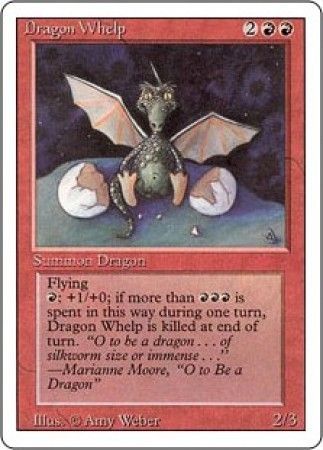 Dragon Whelp Revised 3rd Edition Magic Cards Singles Dragon Whelp Revised 3rd Edition Magic Cards Singles