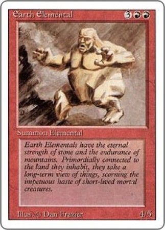 Earth Elemental Revised 3rd Edition Magic Cards Singles Earth Elemental Revised 3rd Edition Magic Cards Singles