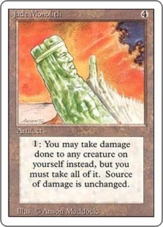 Jade Monolith Revised 3rd Edition Magic Cards Singles Jade Monolith Revised 3rd Edition Magic Cards Singles