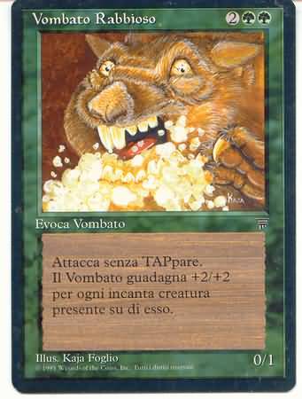Vombato Rabbioso Rabid Wombat Vombato Rabbioso Rabid Wombat