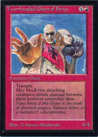 Two headed Giant Of Foriys Collector s Edition Collector s Edition Domestic Singles Two headed Giant Of Foriys Collector s Edition Collector s Edition Domestic Singles