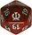 Theros Red Spindown Life Counter MTG Dice Life Counters Tokens