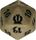 Theros White Spindown Life Counter MTG Dice Life Counters Tokens