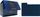 Max Pro Blue Metallic Horizontal Loading Deck Box 100LDAHC Deck Boxes Gaming Storage