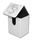 BCW White Deck Case LX 1 DCLX WHI Deck Boxes Gaming Storage