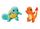 Squirtle vs Charmander 2 Figure Pack Tomy T18758 Pokemon Official Pokemon Plushes Toys Apparel