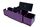 Legion Supplies Purple Vault V2 Dragon Hide Deck Box LGNEDV203 Deck Boxes Gaming Storage