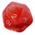 Ultra Pro Red w White Jumbo D20 Novelty Dice Plush UP85336 Miscellaneous Supplies