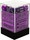 Chessex Velvet Purple w Silver Set of 36 d6 Dice CHX27877 Chessex Dice Supplies
