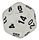 Chessex Borealis Clear Black d20 Single Die Dice Life Counters Tokens