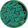 Pokemon Shaymin Collectible Coin Green Matte Holofoil 