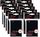 Ultra Pro Black 60ct Yugioh Sized Mini Sleeves Case of 10 Packs Sleeves