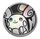 Pokemon Alolan Raichu Collectible Coin Silver Rainbow Mirror Holofoil Pokemon Coins Pins Badges