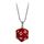 Red d20 Necklace Metallic Dice Games MDG9011 