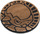 Pokemon Cranidos Collectible Coin Brown Mirror Holofoil 