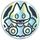 Pokemon Munchlax Collectible Coin Silver Rainbow Mirror Holofoil 