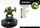 Michelangelo 002 TMNT Unplugged Gravity Feed Heroclix Other TMNT Unplugged Singles