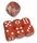 Sun Moon Elite Trainer Solgaleo Dice Set of 6 Dice with Bonus Die Orange 