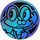 Pokemon Froakie Collectible Coin Blue Rainbow Mirror Holofoil Pokemon Coins Pins Badges
