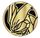 Pokemon White Kyurem Collectible Coin Gold Mirror Holofoil Pokemon Coins Pins Badges