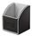 Dragon Shield Black w Light Grey 100 AT 40101 Deck Boxes Gaming Storage