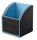 Dragon Shield Black w Blue Nest 100 AT 40103 Deck Boxes Gaming Storage