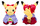 Pikachu Tokyo DX Kimono w Hakama Skirt Poke Plush Standard Size 8 Official Pokemon Plushes Toys Apparel