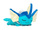 Sleeping Vaporeon Poke Plush Kuttari Cutie Collection 252193 Official Pokemon Plushes Toys Apparel