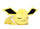 Sleeping Jolteon Poke Plush Kuttari Cutie Collection 252155 Official Pokemon Plushes Toys Apparel