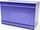 TITAN Solid Purple Deluxe Deck Box BoxGods Deck Boxes Gaming Storage