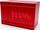 TITAN Solid Red Deluxe Deck Box BoxGods Deck Boxes Gaming Storage