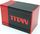 TITAN Red w Black Deluxe Deck Box BoxGods Deck Boxes Gaming Storage