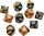 Chessex Gemini Black Copper w White Set of 10 d10 Dice CHX26227 Chessex Dice Supplies