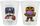Marvel Holiday Thanos Captain America Set of 2 Toothpick Holders Collector Corps 