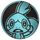 Pokemon Sobble Coin Blue Matte Holofoil 