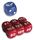 Sword Shield Red Dice set of 6 Plus Bonus Die From Zacian the Elite Trainer Kit Dice Life Counters Tokens