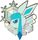 Pokemon Center Glaceon Pin Colorful Campaign Pokemon Coins Pins Badges