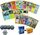 100 Assorted Pokemon Cards with 5 Rares 5 Holos Custom Damage Chips 