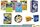 100 Assorted Pokemon Cards with 10 Rares OR Holos 1 Coin 