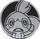 Sobble Large Coin Silver Mirror Holofoil 