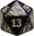 Outlaws of Thunder Junction Yellow D20 Spindown Life Counter MTG 