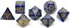 Feyweave Lapis Lazuli 7 Piece RPG Set Gemstone Dice 