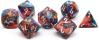 Multi Colored Calcite 7 Piece RPG Set TruStone Dice 7 Piece Dice Sets